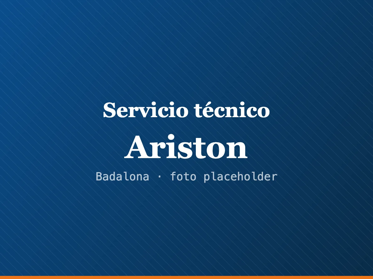 Servicio técnico de calderas Ariston en Sabadell