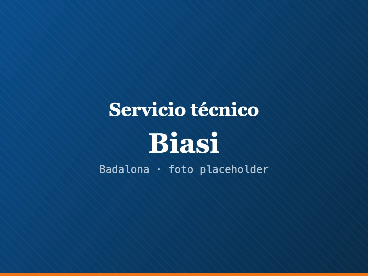 Servicio técnico Biasi en Sabadell