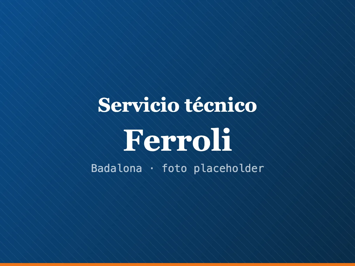 Servicio técnico de calderas Ferroli en Sabadell
