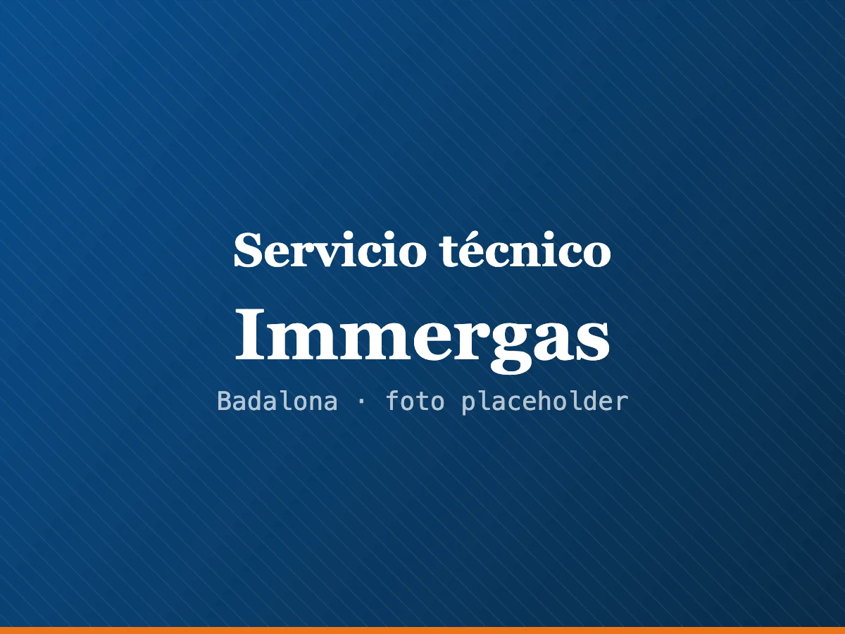 Servicio técnico de calderas Immergas en Sabadell