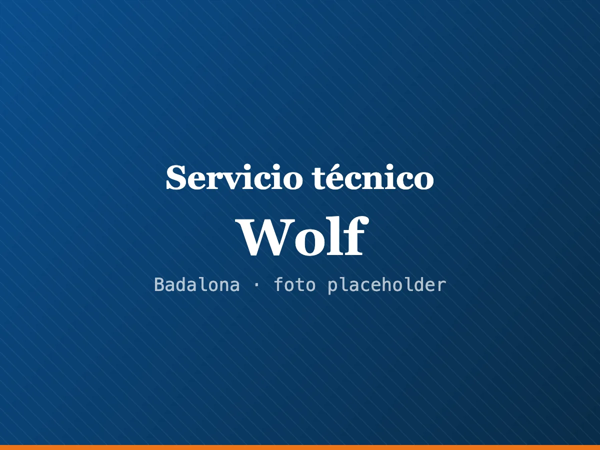 Servicio técnico de calderas Wolf en Sabadell
